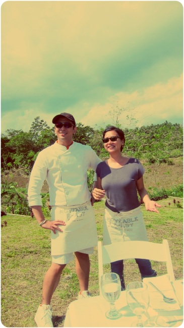 Chef Eugene with Moveable Feast's Jenny Pascual